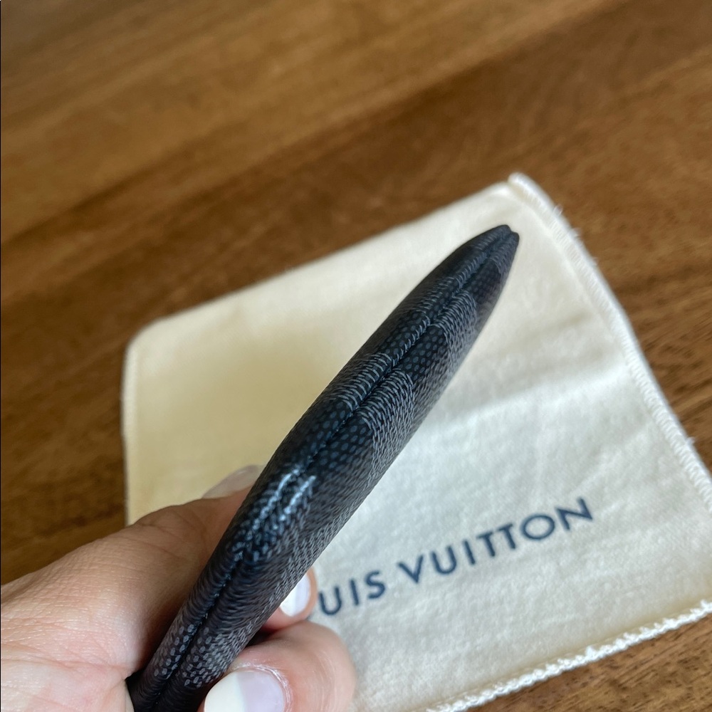 Louis Vuitton Black Damier Graphite Key Pouch - Picture 6 of 15